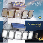 5 Heads Solar 300 LED Light Outdoor Motion Sensor Waterproof Wide-angle-TI00828-Veeddydropshipping